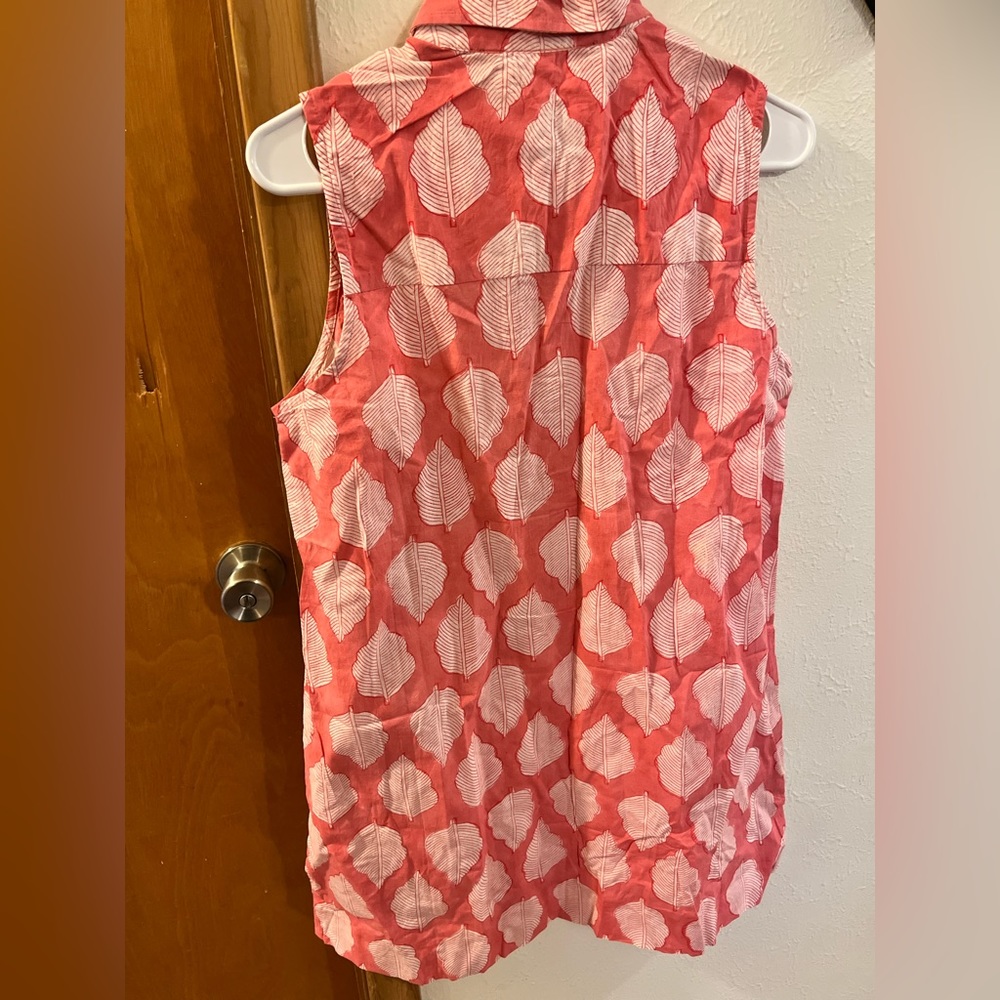 NWT Pink Leaf Dress Size M - Picture 2 of 4